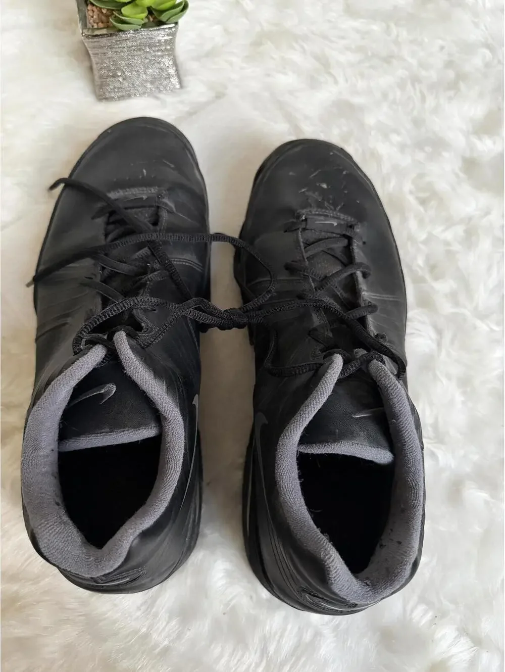 Nike Air Black Athletic Shoes Size 12